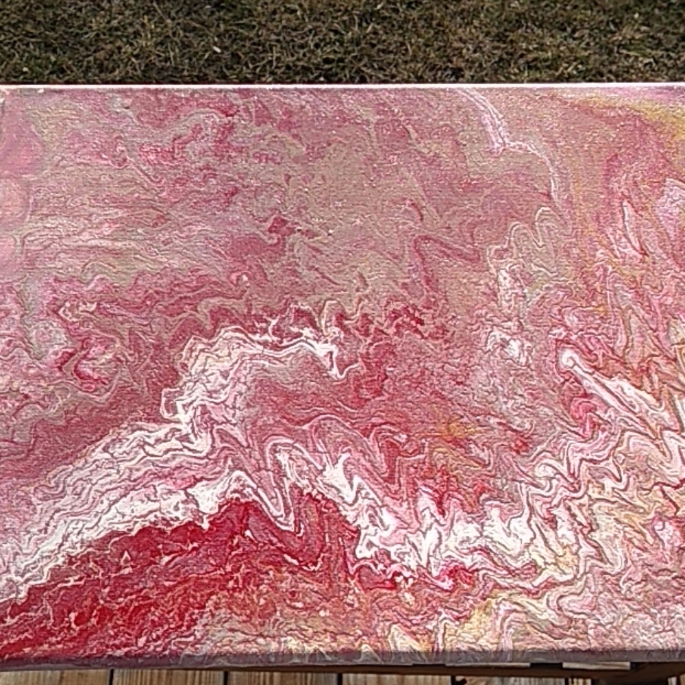 Acrylic pour painting